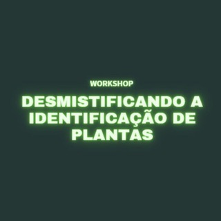 Logotipo do canal de telegrama identificacaodeplantas - Workshop Desmistificando a Identificação de Plantas