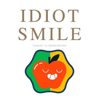 Логотип телеграм канала @idiotsmile — IDIOT SMILE