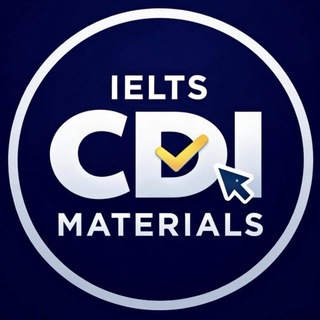 Telegram kanalining logotibi ielts_cdexam — IELTS | CDI MATERIALS