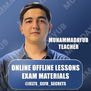 Telegram kanalining logotibi ielts_cefr_secrets — 𝙄𝙀𝙇𝙏𝙎 & 𝘾𝙀𝙁𝙍 𝙎𝙀𝘾𝙍𝙀𝙏𝙎 🇬🇧🇺🇿