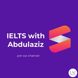 Logo of telegram channel ielts_with_abdulaziz — IELTS with Abdulaziz
