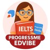 Telegram channel IELTS Edvibe/Progressme with Ekaterina logo