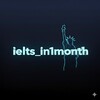 Telegram арнасының логотипі ielts_in1month — 5.0-7.0 ielts