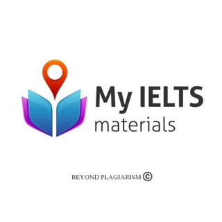 Logo of telegram channel ieltsmaterials_n1 — My IELTS materials!