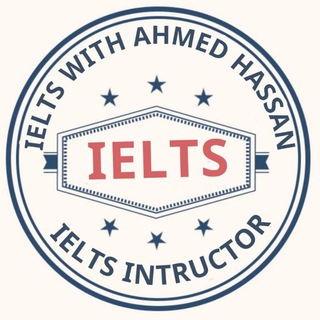 Logo of telegram channel ieltswithahmed — IELTS with Ahmed Hassan