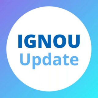 Logo of telegram channel ignouc — IGNOU Update