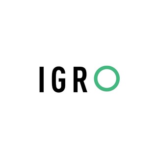 Логотип телеграм канала @igro_open — IGRO. Отвечаем за слова