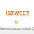 Logo saluran telegram igtweet — IGTWEET