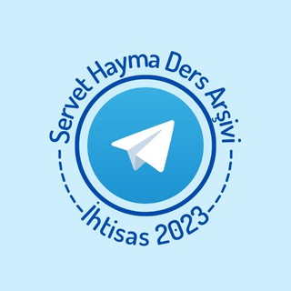 Logo of telegram channel ihtarsiv — İhtisas 2023 - Ders Arşivi ve Yorum Kanalı