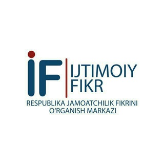 Logotipo del canal de telegramas ijtimoiyfikruz - IJTIMOIY FIKR