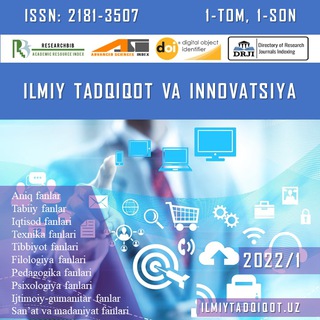 Telegram kanalining logotibi ilmiy_tadqiqot_uz — ILMIY TADQIQOT VA INNOVATSIYA