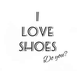 Логотип телеграм канала @iloveshoes_uz — I LOVE SHOES