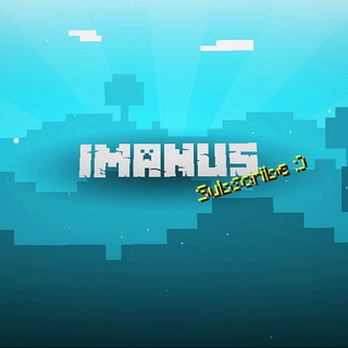 Логотип телеграм канала @imanus_mcpe — ⚡️Imanus | Minecraft Cheats & Resourcepacks