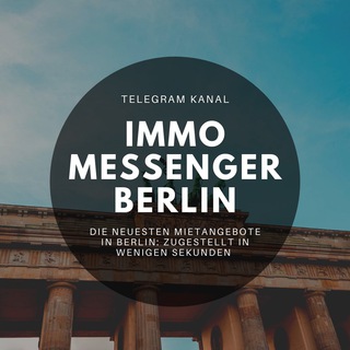 Logo des Telegrammkanals immomessengerberlin - Immobilien / Wohnung suchen in Berlin Appartement Жильё Квартира в Берлине