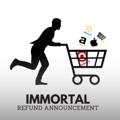 Logo saluran telegram immortalrefund — Immortal refunds