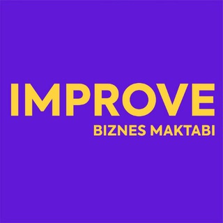Telegram channel IMPROVE | Biznes maktabi logo