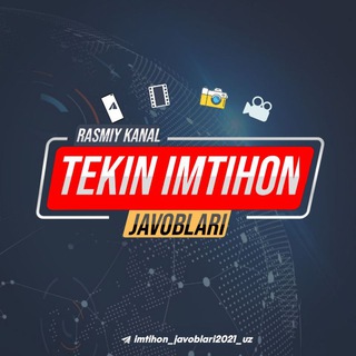 Telegram channel Imtihon Javoblari logo
