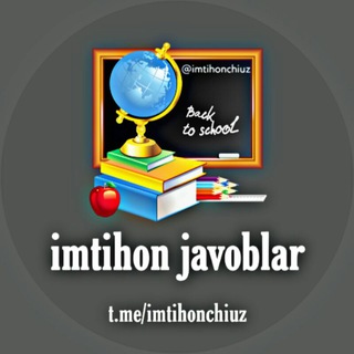 Telegram kanalining logotibi imtihon_javobllar — Imtihon Javoblari 2023