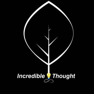 Logo of telegram channel incrediblethought — Incredible Thought