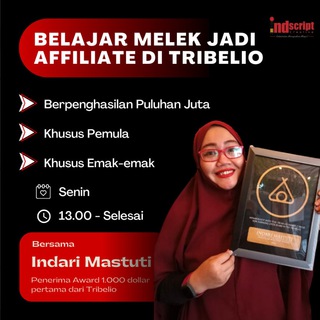 Logo saluran telegram indarimastutichannel — INDARI MASTUTI