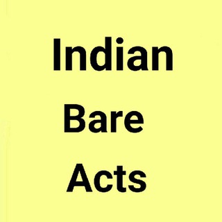 Logo saluran telegram indian_bare_acts — Indian Bare Acts