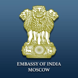 Логотип телеграм канала @indianembassymoscow — Посольство Индии в Москве