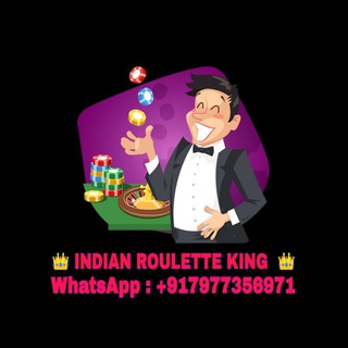 टेलीग्राम चैनल का लोगो indianroulletking — 👑INDIAN ROULETTE KING👑