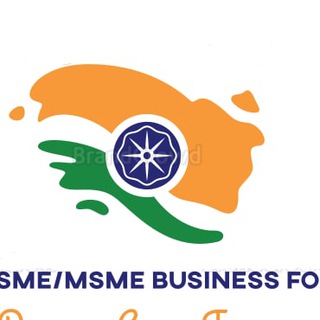 Logo of telegram channel indiansmemsmebizforum — Indian SME/MSME Business Forum🕺