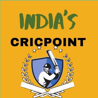 Logo of telegram channel indias_cricpoint — INDIA'S CRICPOINT