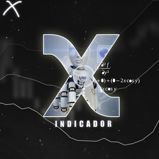 Logotipo do canal de telegrama indicadorx - X