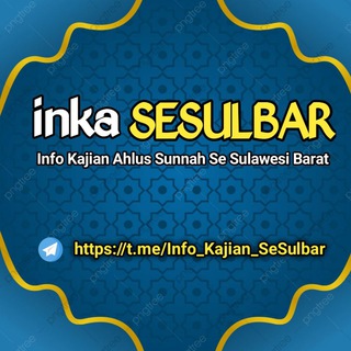 Logo saluran telegram info_kajian_sesulbar — Info Kajian SESULBAR