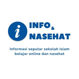 Logo saluran telegram info_nasehat — 💎Kumpulan Informasi dan Nasehat💎
