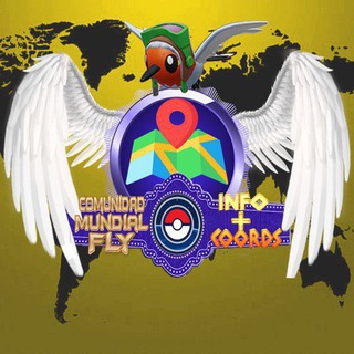 Telegram channel [ INFO   COORDS ] POKÉMON GO FLY MUNDIAL logo