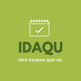 Logo saluran telegram infodaurohquran — IDAQU (INFO DAUROH QUR'AN)