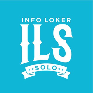 Logo saluran telegram infolokersolo — info loker solo (lowongan kerja surakarta)