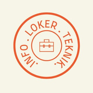 Logo of telegram channel infolokerteknik — Info loker Teknik