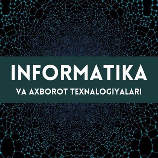 Telegram channel Informatika Va Axborot texnologiyalari logo