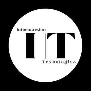 Telegram channel IT sohasiga oid maʼlumotlar jamlangan kanal logo