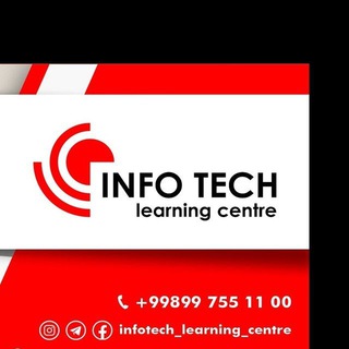Telegram kanalining logotibi infotech_learning_centre — 👨🏻‍💻InfoTech_learning_centre
