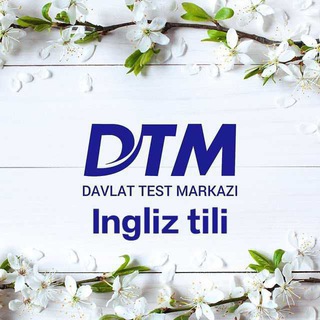 Telegram kanalining logotibi ingliz_tili_dtm_testlar — INGLIZ TILI DTM TESTLAR