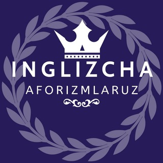 Telegram kanalining logotibi inglizcha_aforizmlaruz — Inglizcha Aforizmlar 🕊
