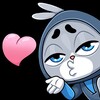Логотип телеграм канала @inlovestickers — Любовные стикеры ❤️