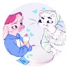 Логотип телеграм канала @inok_merch — инок. | мерч