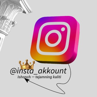 Telegram channel Instagram akkaunt savdo logo
