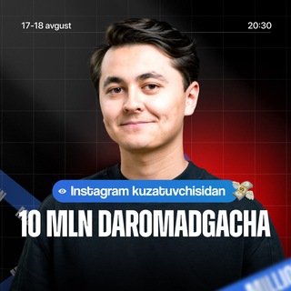 Telegram channel INSTAGRAM 10 MLN logo