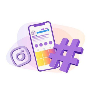Telegram channel Instagram Heshteg logo