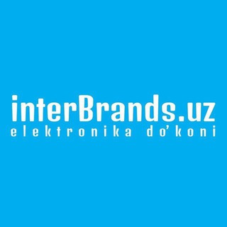 Логотип телеграм канала @interbrandsuz — interBrands.uz - elektronika do'koni