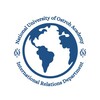 Логотип телеграм -каналу internationalnuoa — Міжнародний відділ НаУОА