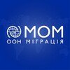Логотип телеграм -каналу iomukraine — МОМ Україна