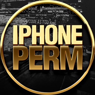 Логотип телеграм канала @iphone_perm — IPHONE ПЕРМЬ 📱